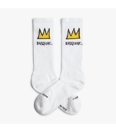 Calcetines Athletic Basquiat Crown | Jimmy Lion - ¡Arte Contemporáneo en tus Pies!