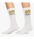 Calcetines Athletic Basquiat Crown | Jimmy Lion - ¡Arte Contemporáneo en tus Pies!