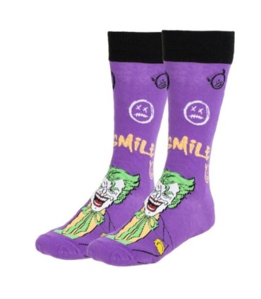 Pack de 3 Calcetines Batman y Joker | Warner Bros - Dualidad de Gotham en tus Pies