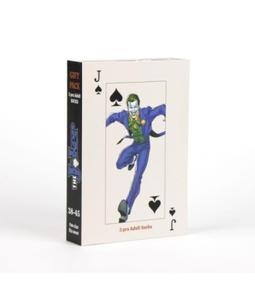 Pack de 3 Calcetines Batman y Joker | Warner Bros - Dualidad de Gotham en tus Pies
