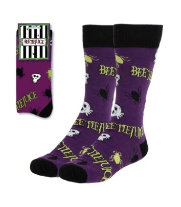 Calcetines Beetlejuice | Warner Bros - Estilo Fantasmal y Cómodo