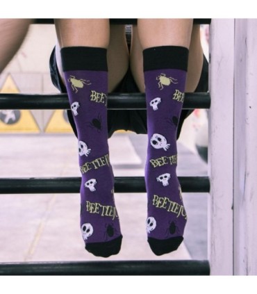 Calcetines Beetlejuice | Warner Bros - Estilo Fantasmal y Cómodo