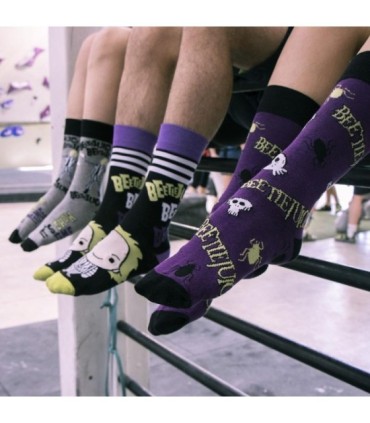 Calcetines Beetlejuice | Warner Bros - Estilo Fantasmal y Cómodo