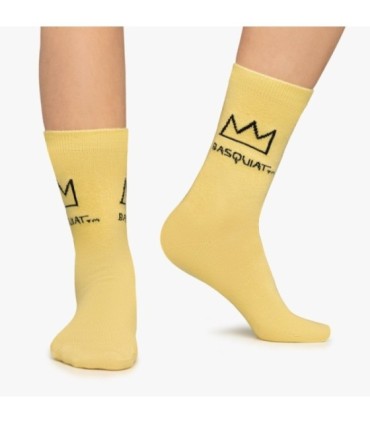 Calcetines Crown | Basquiat x Jimmy Lion - Arte y Estilo para Niños