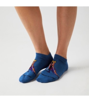 Calcetines Tobilleros Basquiat Pez Dispenser | Jimmy Lion - Arte Contemporáneo en tus Pies