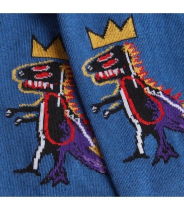 Calcetines Tobilleros Basquiat Pez Dispenser | Jimmy Lion - Arte Contemporáneo en tus Pies