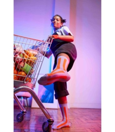 Calcetines Alaskan Salmon ( pares) | Eat My Socks - ¡Estilo Fresco del Mar!