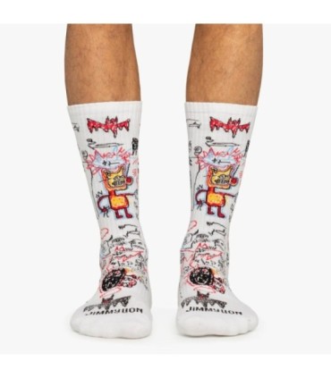 Calcetines Athletic Basquiat Batman | Jimmy Lion - ¡Arte y Estilo en tus Pies!