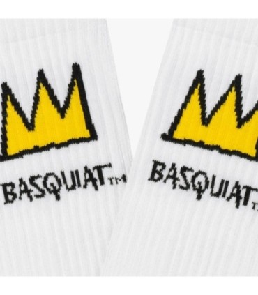 Calcetines Athletic Basquiat Crown | Jimmy Lion - ¡Arte Contemporáneo en tus Pies!