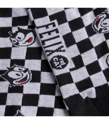Calcetines Felix Check | Jimmy Lion - ¡Estilo retro con Félix el Gato!