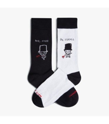 Calcetines Dr. Jekyll and Mr. Hyde | Jimmy Lion - ¡Descubre tu lado oscuro!