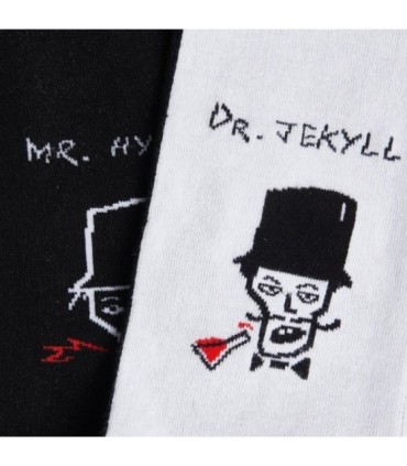 Calcetines Dr. Jekyll and Mr. Hyde | Jimmy Lion - ¡Descubre tu lado oscuro!