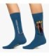 Calcetines Basquiat Pez Dispenser Blue | Jimmy Lion - ¡Arte en tus pies!