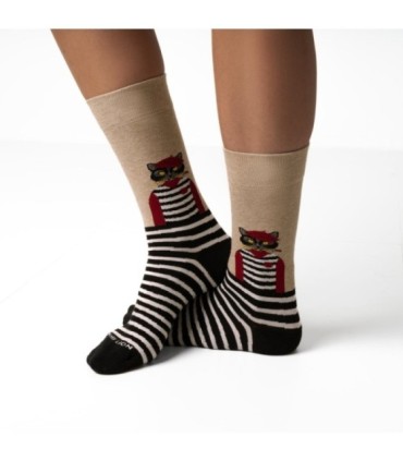 Calcetines Artist Cat | Jimmy Lion - ¡Arte y felinos en tus pies!