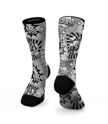 Calcetines Comic Retro | Monolon - ¡Estilo vintage en tus pies!