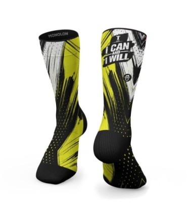 Calcetines I Can and I Will | Monolon - ¡Motivación en cada paso!