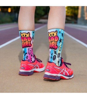 Calcetines Bad Girl Multicolor | Monolon - ¡Colores y actitud en tus pies!