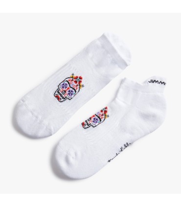 Calcetines Tobilleros Athletic Frida Calavera | Jimmy Lion - Arte y Deporte en tus Pies