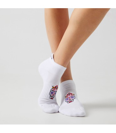 Calcetines Tobilleros Athletic Frida Calavera | Jimmy Lion - Arte y Deporte en tus Pies