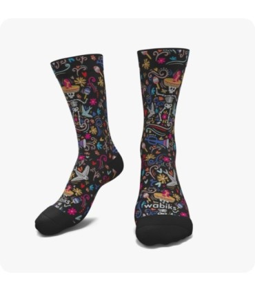 Calcetines Coco | Wabiks - ¡Estilo festivo y comodidad en cada paso!