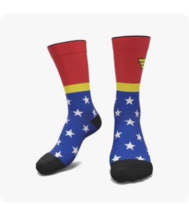 Calcetines Wonder Woman | Wabiks - ¡Despierta a la heroína que llevas dentro!