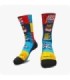 Calcetines Born to Run Azul/Rojo | Wabiks - ¡Corre con estilo y comodidad!