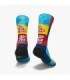 Calcetines Born to Run Azul/Rojo | Wabiks - ¡Corre con estilo y comodidad!