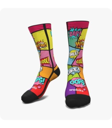 Calcetines Comic | Wabiks - ¡Añade diversión a tu entrenamiento!