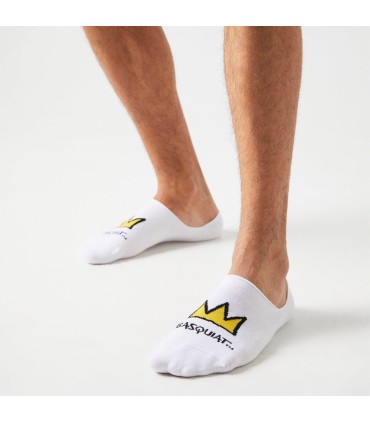 Calcetines Invisibles Basquiat Crown | Jimmy Lion - Arte y Estilo en tus Pies