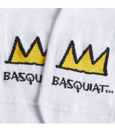Calcetines Invisibles Basquiat Crown | Jimmy Lion - Arte y Estilo en tus Pies