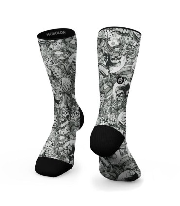 Calcetines Deportivos 'Death Game' – Diseño de Calaveras y Esqueletos | Calcetineria.com