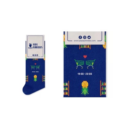 Calcetines Piña del Amor | Pepe Pinreles - ¡Luce un estilo tropical y alegre!