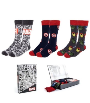 Pack de 3 Calcetines Marvel 90 | Disney