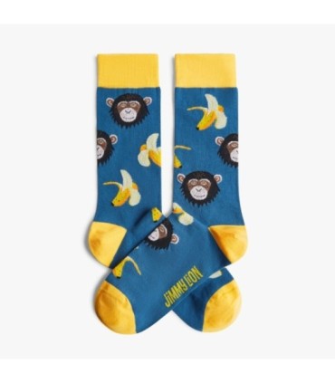 Calcetines Monkeys & Bananas | Jimmy Lion - Diversión y Confort en tus Pies