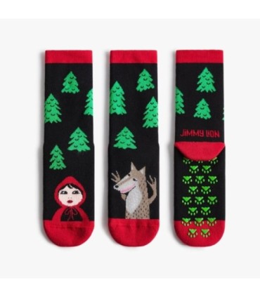 Calcetines Antideslizantes Niños Little Red | Jimmy Lion - Seguridad y Estilo Infantil