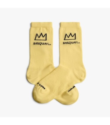 Calcetines Crown | Basquiat x Jimmy Lion - Arte y Estilo para Niños
