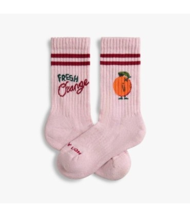 Calcetines Kids Athletic Fresh Orange | Jimmy Lion - Diversión Saludable para Niños