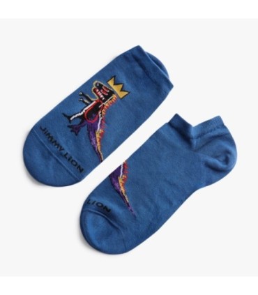 Calcetines Tobilleros Basquiat Pez Dispenser | Jimmy Lion - Arte Contemporáneo en tus Pies